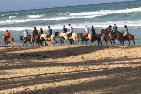 Sunset beach ridning Punta Cana