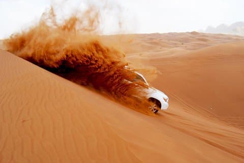 Dubai ochtend safari