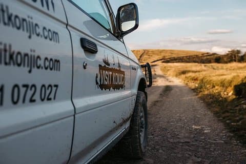 Jeep tur Borasnica - Boracko sjön