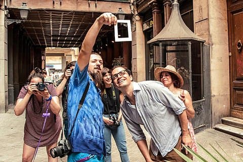 Excursão a pé de fotografia privada com um local