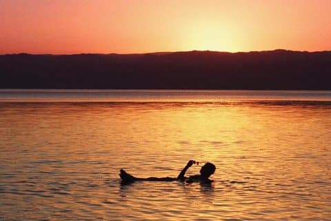 Madaba, Baptism site and Dead Sea from Amman