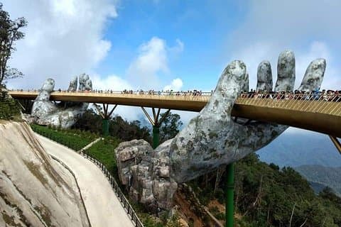 Excursión en tierra al PUENTE DORADO -BA NA desde Chan May o Tien Sa