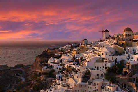 Sunset In Oia & Santorini Traditional Villages Bus Tour