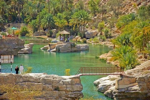 Private Safari Wahiba Sands en Wadi Bani Khalid uit Muscat