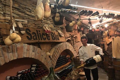 Weinproben mit Chef Luigi Gandola