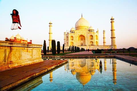 Taj Mahal e Agra no mesmo dia saindo de Ahmedabad com voos