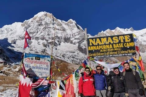 Annapurna baslägret -9 dagar