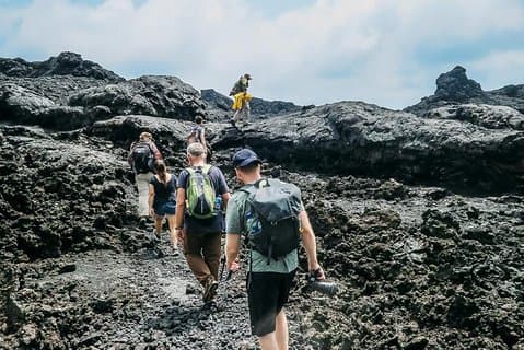 Sierra Negra Volcano Walking Tour i Isabela Island