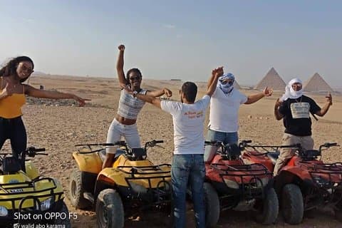 Desert Safari by Quad Bike Around Pyramids
