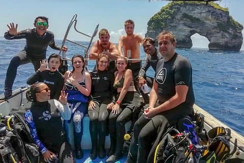 Dykning i Nusa Penida - Manta Point