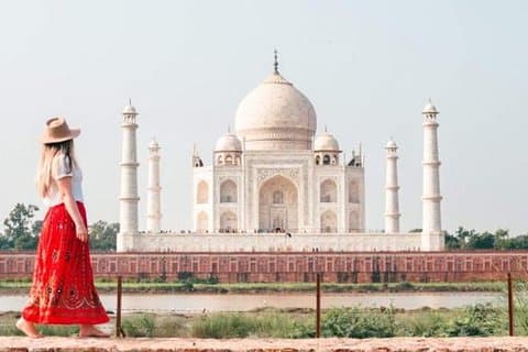 Mezza giornata: Taj Mahal e Agra Fort Tour da Agra