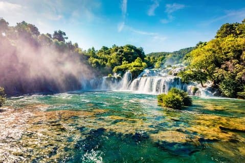 Krka vandfald og Primošten fra Trogir, Seget, Čiovo & Kaštela