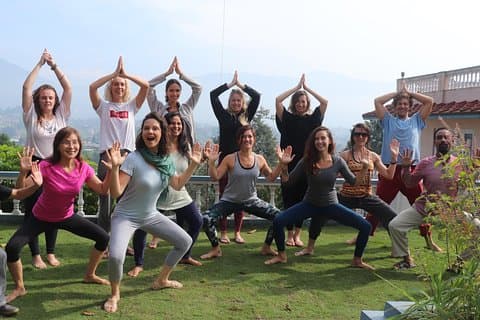 200 timer Yoga Lærerutdanning ved Nepal Yoga Home (starter 1. hver måned)