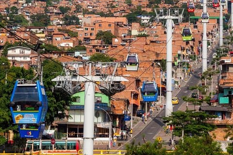 Pablo e Comuna 13 com Teleférico