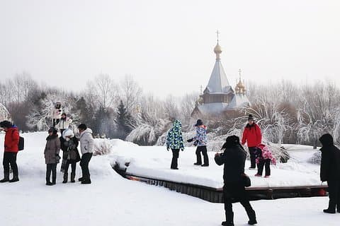 Harbin Volga Manor Private Transfer Service with Entry Tickets