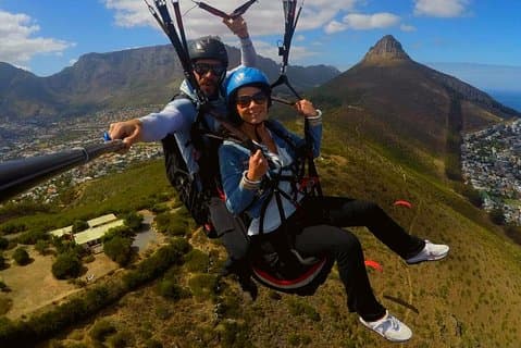Parapente en tándem en Ciudad del Cabo (Ícaro)