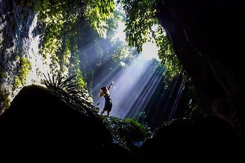 Ubud-Swing, Temple og Waterfall Highlights