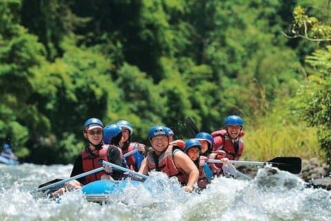 Kiulu Wildwasser-Rafting von Kota Kinabalu (Anfängerniveau)