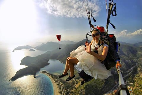 Gleitschirmfliegen Oludeniz W / Foto & Video - Fethiye, Türkei