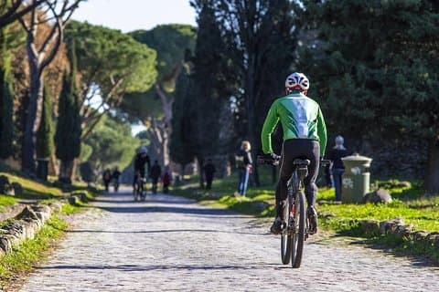 Rome E-Bike Small Group Tour of the Appian Way with Private Option
