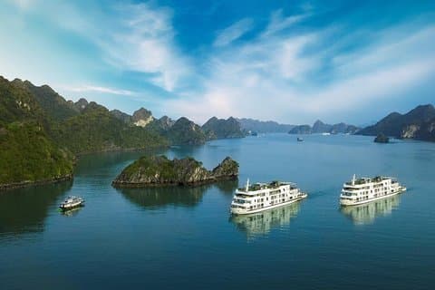 Halong Bay 2 dagar/1 natt med Era Cruise 5 Star Allt ingår