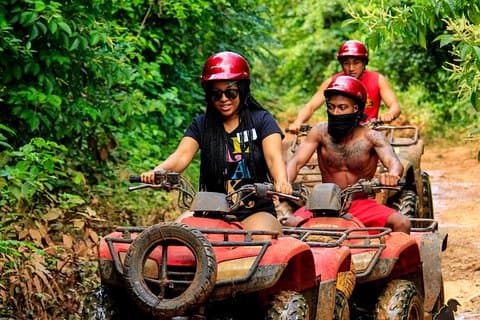 Conduce un vehículo todo terreno, vive la experiencia de tirolesa y nada en un cenote real