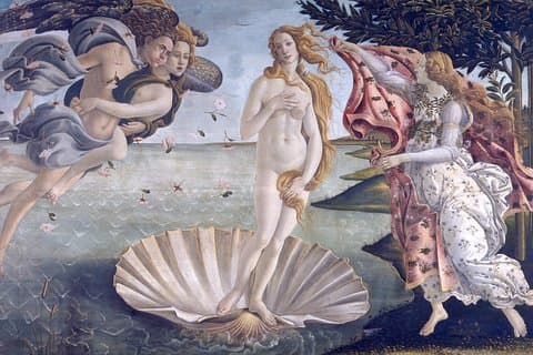 Florens Uffizi Gallery och dess grundläggande målningar guidad tur