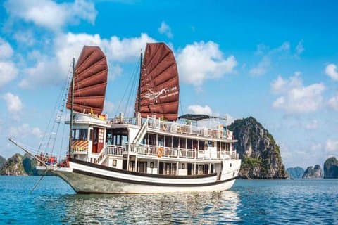 Halong Bay Cruises 2 dager/1 natt på 4-stjerners cruise