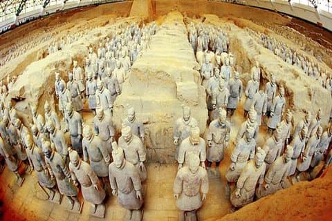 Impressionnant service de guide espagnol d'une journée de l'armée de terre cuite