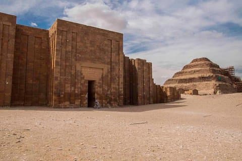Giza-pyramiderna - Saqqara - Serapeum och kung Unas-pyramiden