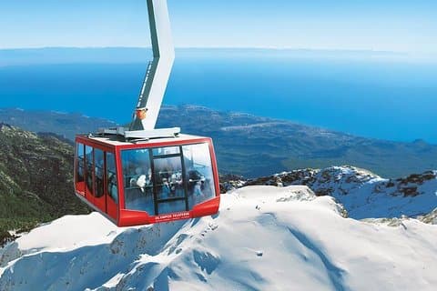 olympos teleférico com transferência de antalya