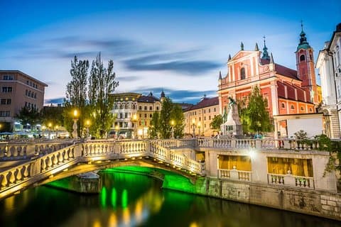 Private Christmas city tour of Ljubljana from Ljubljana