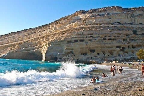 Sur de Creta: playa de Matala y antigua Gortyn
