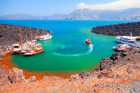 Santorini Caldera Morning Cruise With King Thiras Boat