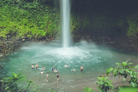 La Fortuna Waterfall Park & Farm to Table Lunch