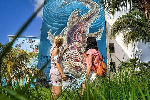 Excursão privada de arte de rua em Cancun