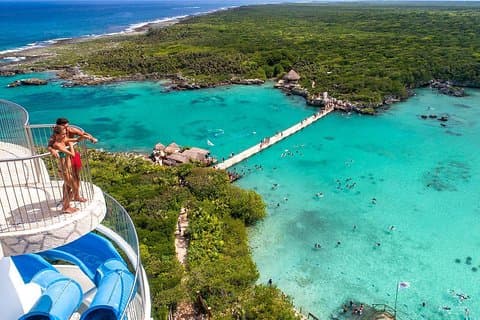 Xel Ha Park Snorkeling & Buffet & Open bar kun fra Cancun