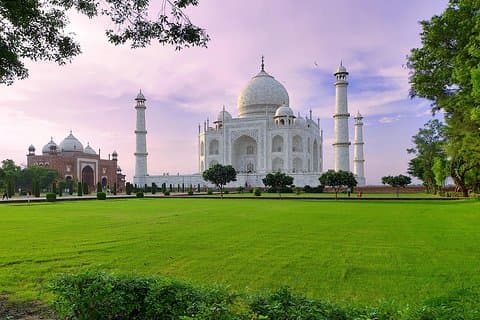 Privat samme dagstur til Agra fra Delhi med Taj Mahal og Agra fort