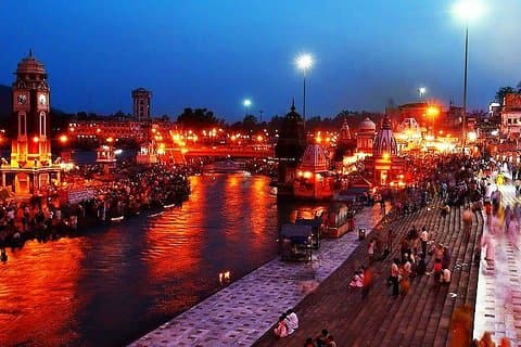 Samma dag Haridwar och Rishikesh från Delhi med bil