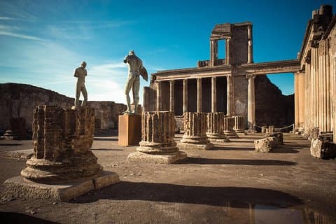 Inngangsavgifter til Pompeii og Vesuv inkludert - daglig fra Sorrento