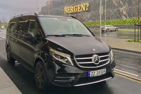 TRANSFER, LUXURY VAN 1-7 PAX: Bergen Flyplasstransport