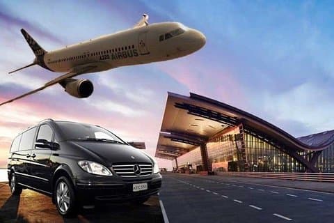 フエ空港は、フエ市への専用転送でピックアップ