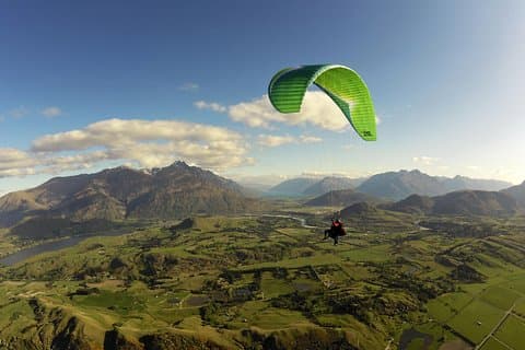 Queenstown Tandem Paragliding vanaf Coronet Peak