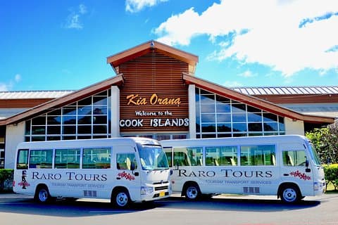 Rarotonga International Arrivals Seat in Coach Transfer