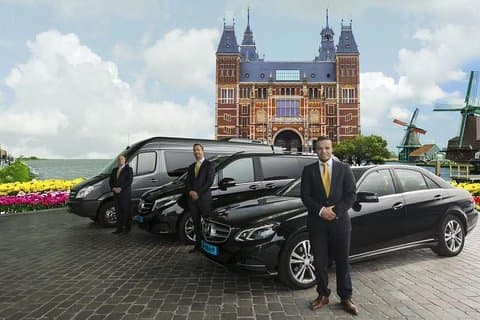 1-15 personer Taxi eller busstransport Amsterdam i Amsterdam City