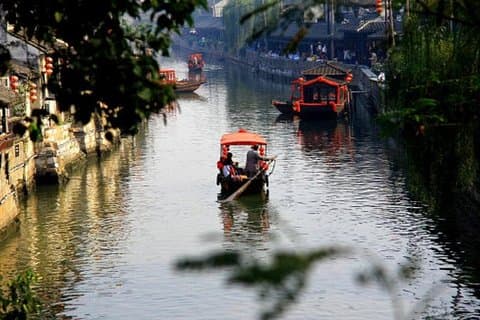 Fengjing Water Town Privat tur fra Shanghai med Huangpu River Cruise Option