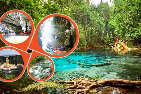 Krabi Dschungeltour mit Kajakfahren in Ao Thalan