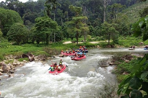 White Water Rafting Adventure Tour från Krabi