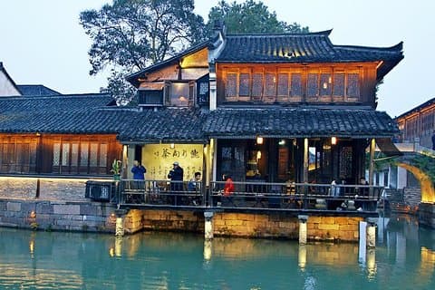 Dybde Wuzhen Water Town Private Tour fra Shanghai