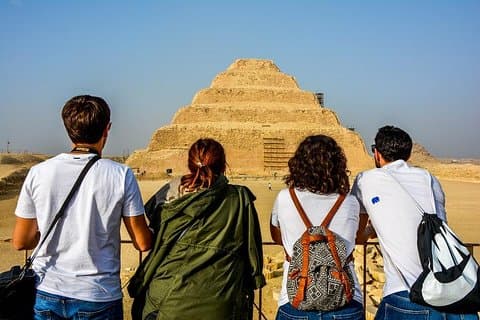 Visite des monuments de Saqqara, y compris la pyramide à degrés et les tombes